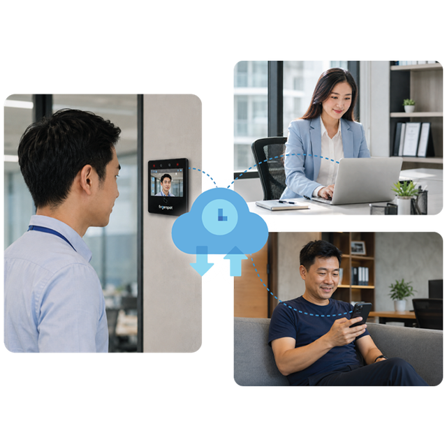 Fingerspot.io Hero Section